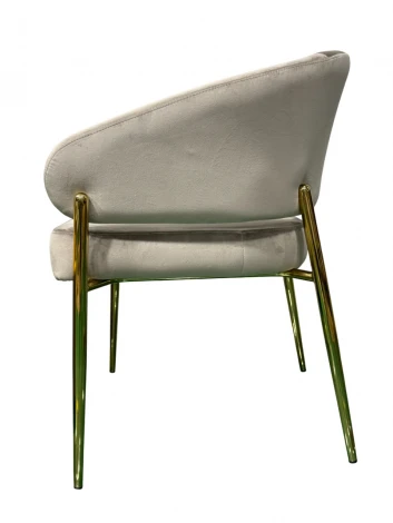 Стул обеденный IST-CASA Стелла ART2959-BG, бежевый/глянцевое золото