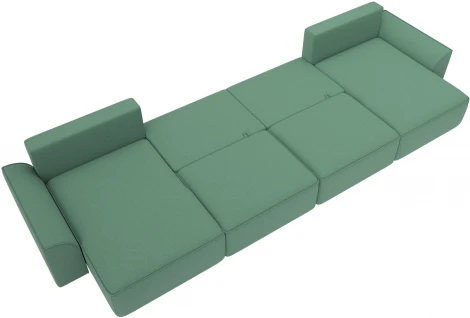 Диван п-образный Лига-048 НПБ лонг Лига Диванов (Рогожка) арт.128343
