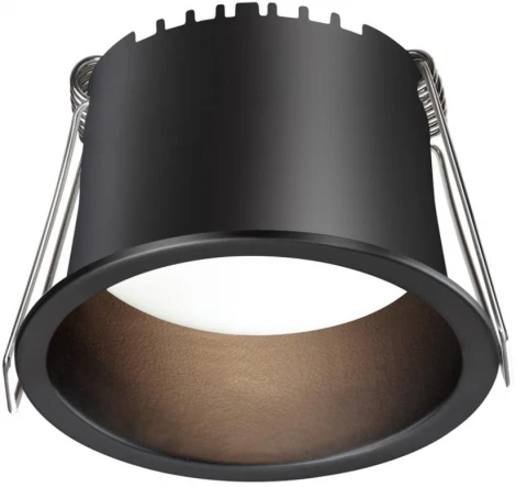 Светильник встраиваемый светодиодный Novotech Tran 359233 SPOT черный IP20 LED 6W 220V 360Лм 3000К (круглые)