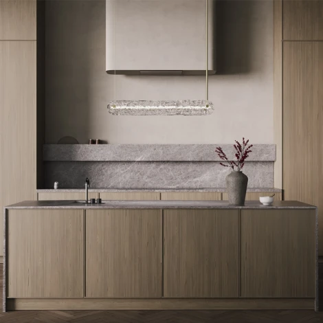 Потолочная люстра на штанге светодиодная Maytoni Frostum MOD439PL-L20BSK