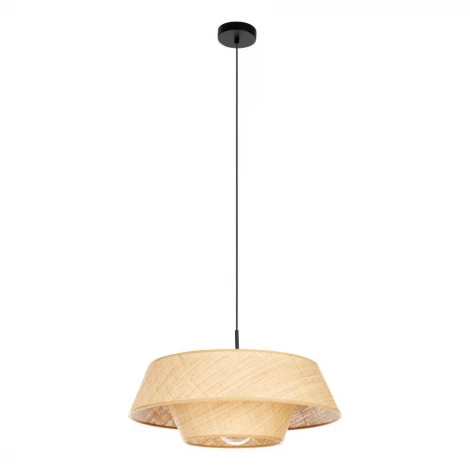 Подвесной светильник Eglo Marford 44096 1х60W (E27) сталь черный /рогожа, натуральный