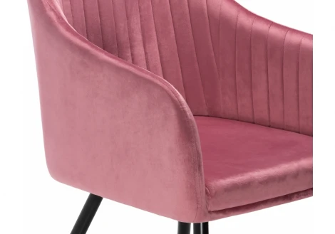 Стул Woodville на металлокаркасе Slam dark pink 11894