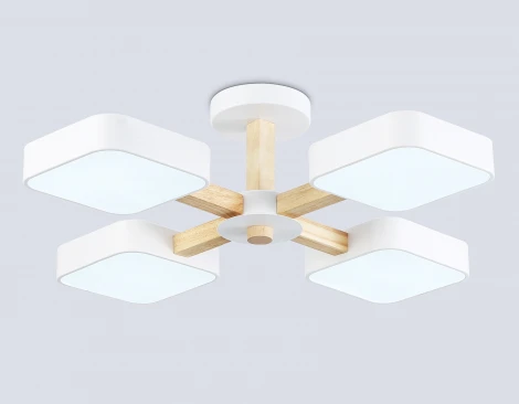 Потолочная люстра светодиодная на штанге с регулировкой цветовой температуры Ambrella COMFORT FL4879 (220V)