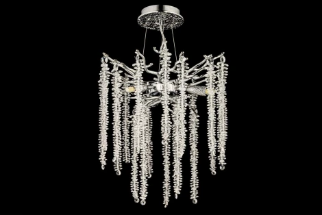 Подвесная люстра Dio D`arte Tavenna Nickel Tavenna H 1.5.32.100 N (220V, хрусталь, на тросе)