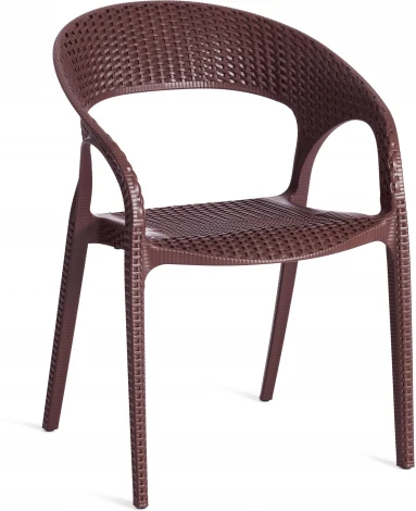 Обеденный стул Tetchair TINTO (Пластик/Коричневый)