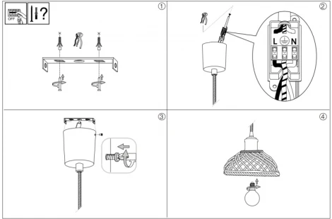 Подвесной светильник Ideal Lux Lugano SP1 D18 (220V, на проводе, круглые)
