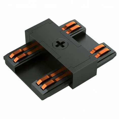 Коннектор питания прямой для ультратонкого шинопровода iLedex Vision48/25 POWER CONNECT 4825-BK