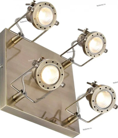 Спот Arte Lamp Costruttore A4300PL-4AB