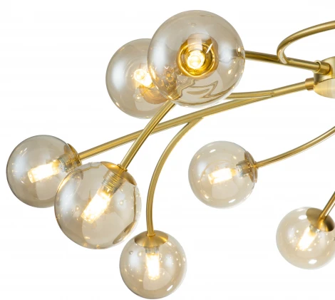 Люстра потолочная на штанге Intero V000226 (11024/15R Gold)