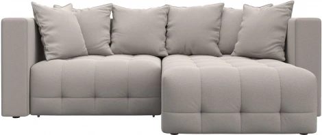 Диван угловой Лига-052 НПБ угол универсальный Лига Диванов (Замша) арт.128817