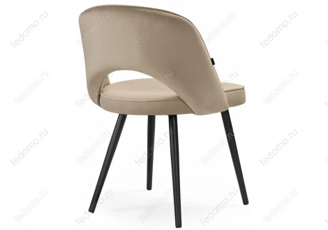 Стул Woodville на металлокаркасе Сандвикен velutto 05 / черный 462399