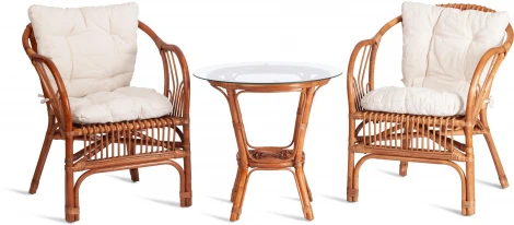 Комплект садовой мебели Tetchair (Ротанг/Коричневый)