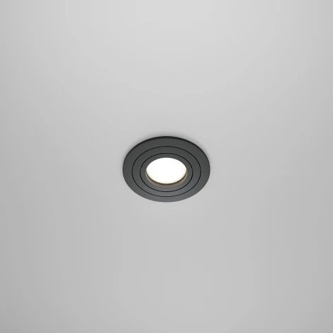 Встраиваемый светильник Atom GU10 1x50Вт Maytoni Technical DL023-2-01B (220V)