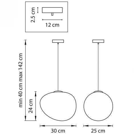 Подвесной светильник Lightstar Arnia 805016 (220V, на проводе, шар)