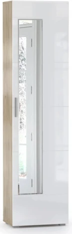 Шкаф Mobi Лайн 08.122 дуб серый craft K 002 PW / белый глянец пвх 339717