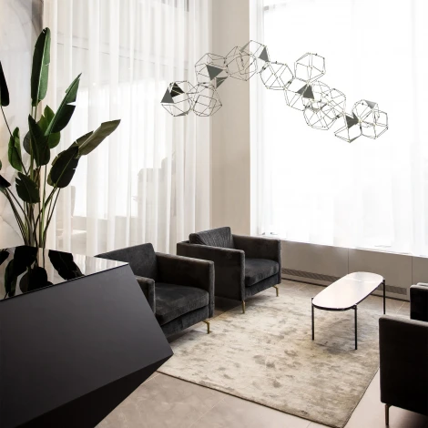 Подвесной светильник светодиодный Eurosvet Uma 90368/14 черный жемчуг (220V, на тросе)