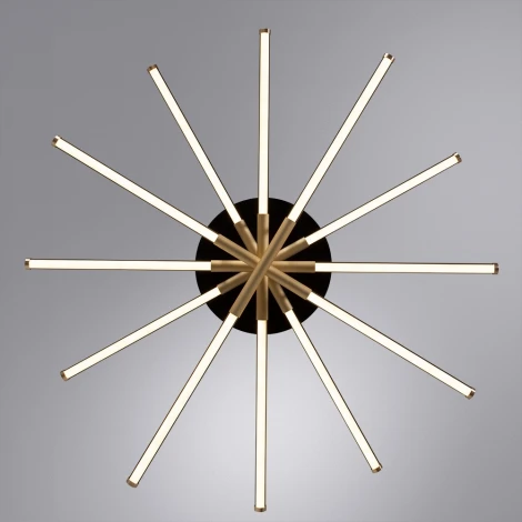 Потолочная люстра Arte Lamp Fernando A2199PL-6BK (LED, 220V, пульт управления, круглые)