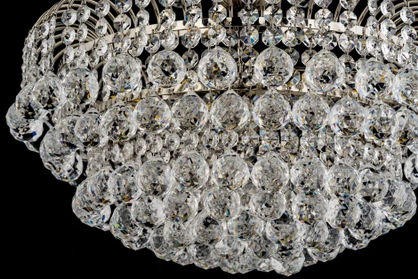 Подвесная люстра Arti Lampadari Pompei E 1.5.40.100 N (220V, хрусталь, на цепи)