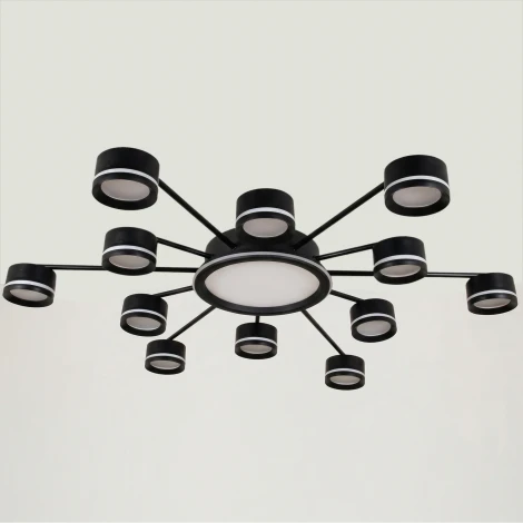 Потолочная люстра Reluce 20590-0.3-6+6+1 Black