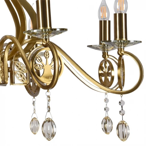 Подвесная люстра Lumien Hall Auerel 2031/8H-BRGD-CGN