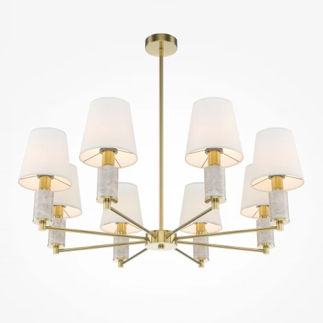 Потолочная люстра на штанге Maytoni Lira MOD483PL-08BS