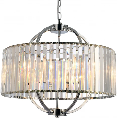 Подвесная люстра Natali Kovaltseva Plaza 81408/5C CHROME