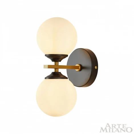 Бра Arte Milano 271580/2B BK/GD (220V, шарики)