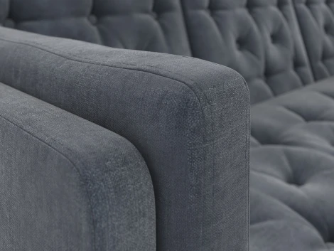 Диван Arsko Айверс Б беленый дуб серый шенилл