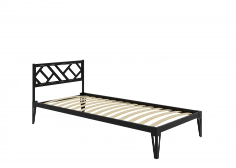 Кровать КМД 47 АЙРИС 900, черный Форвард 102362