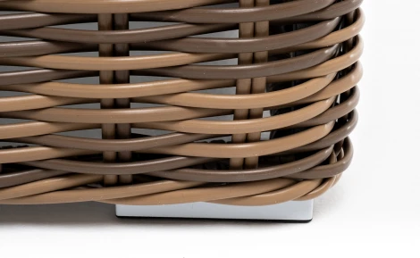 "Палермо" журнальный столик из искусственного ротанга, цвет соломенный 4SIS арт.УТ-00006743