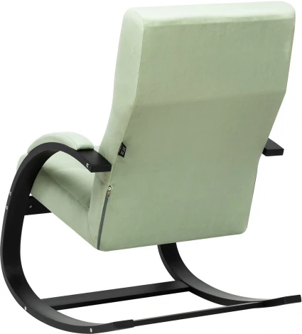 Кресло-качалка Leset Милано (Фанера,Березовый шпон,Металл,Велюр/Бирюзовый) арт.2500000082528