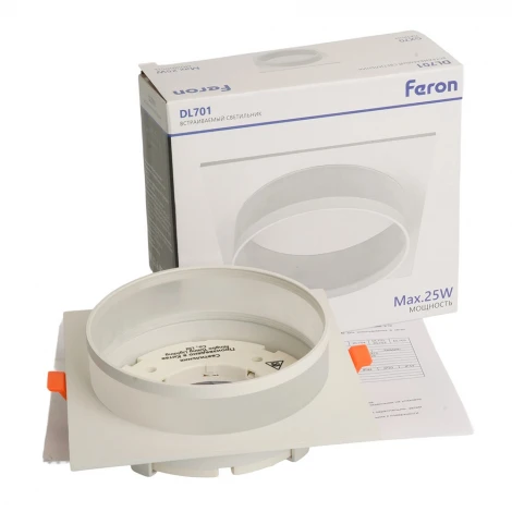 Светильник потолочный встраиваемый Feron DL701 51095