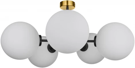 Потолочная люстра на штанге 33 Идеи CHN800S.05.17BL.PA-S32WH (220V, шарики)