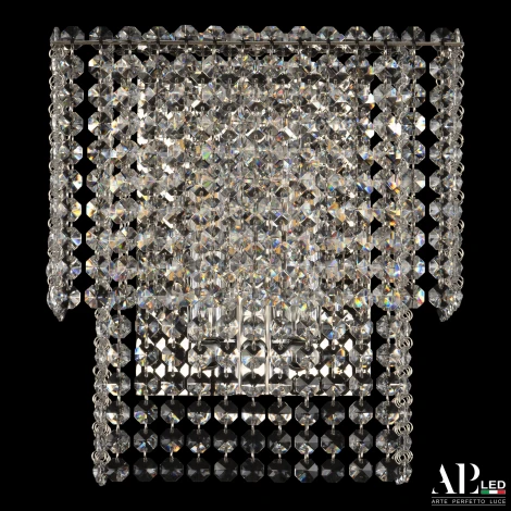 Бра хрустальное APL LED Sicilia SH500.B3.25-27.A.Ni.E14 (220V)