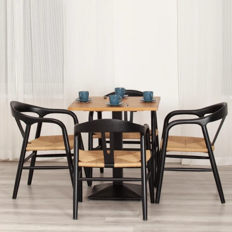 Стул VALI Tetchair (Дерево вяз/Черный) арт.24337