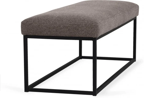 Банкетка Loft Flat ОГОГО (арт.810237), (Рогожка,Ткань/Серый)