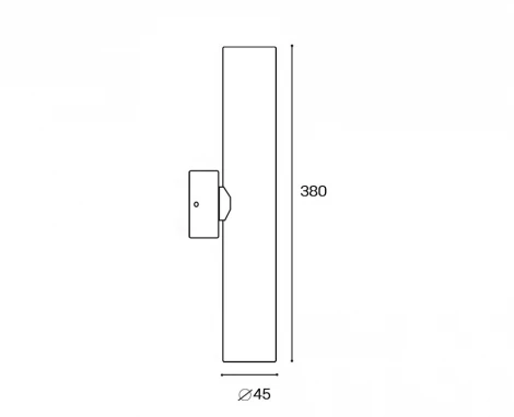 Настенный светильник светодиодный Italline IT02-026 black 3000K