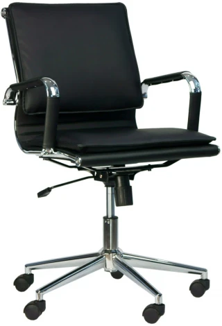 Компьютерное кресло для оператора Nerey LB T экокожа черный