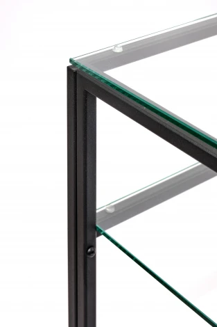 Консольный стол AllConsoles 1042-CB clear черный муар