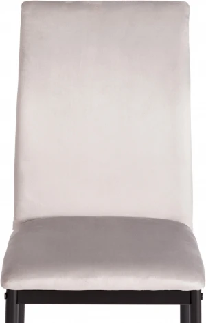 Обеденный стул Tetchair CAPRI (Металл,Вельвет/Серый,Черный) 20552