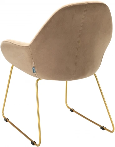 Кресло Kent Diag beige/Линк золото R-Home арт.410119134h_Diagbeige_золото_линк