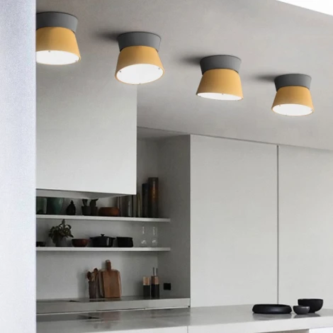 Потолочный светильник круглый Knap D25 Yellow Imperiumloft Knap01 (193553-26) (LED, 220V, круглые)