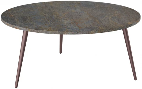 Стол журнальный Рикон гранж/винный металлик от фабрики Mebelik