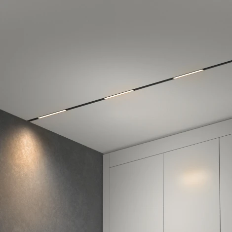 Трековый светильник магнитный Elektrostandard Slim Magnetic 85000/01 L01 10W 3000K (черный) (LED, 48V)