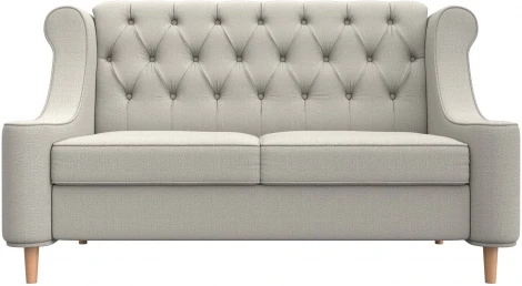 Диван кухонный прямой Бронкс (Бежевый/Рогожка) Лига Диванов арт.123794