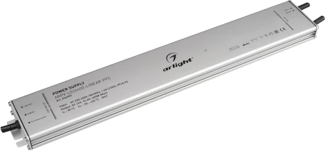 Блок питания ARPV-LG24400-LINEAR-PFC (24V, 16.6A, 400W) (Arlight, IP67 Металл, 5 лет) 036957
