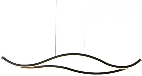 Подвесной светильник светодиодный Newport 15000 15205/S black glossy (220V, на тросе)