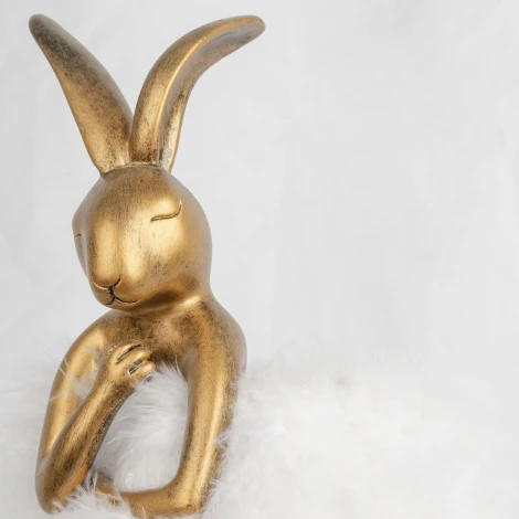 Настольная лампа Loft It Lapine 10315/A White fluff (220V, выключатель, животные)