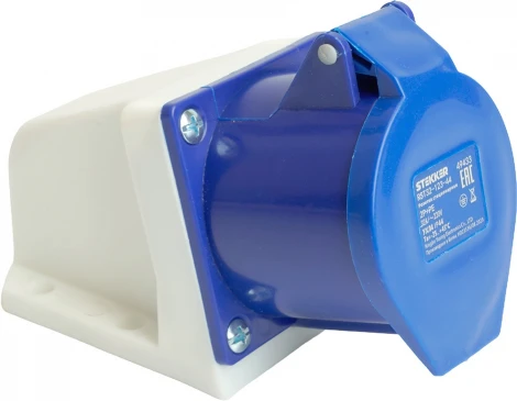 Розетка с защитной крышкой Stekker ST 49433
