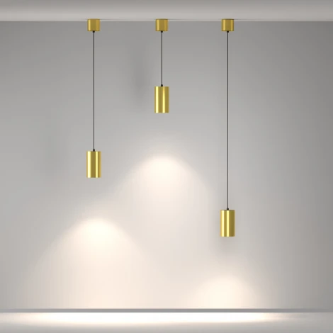 Подвесной светильник Maytoni Vol P100PL-20W4K-BS (LED, 220V, на проводе, круглые)